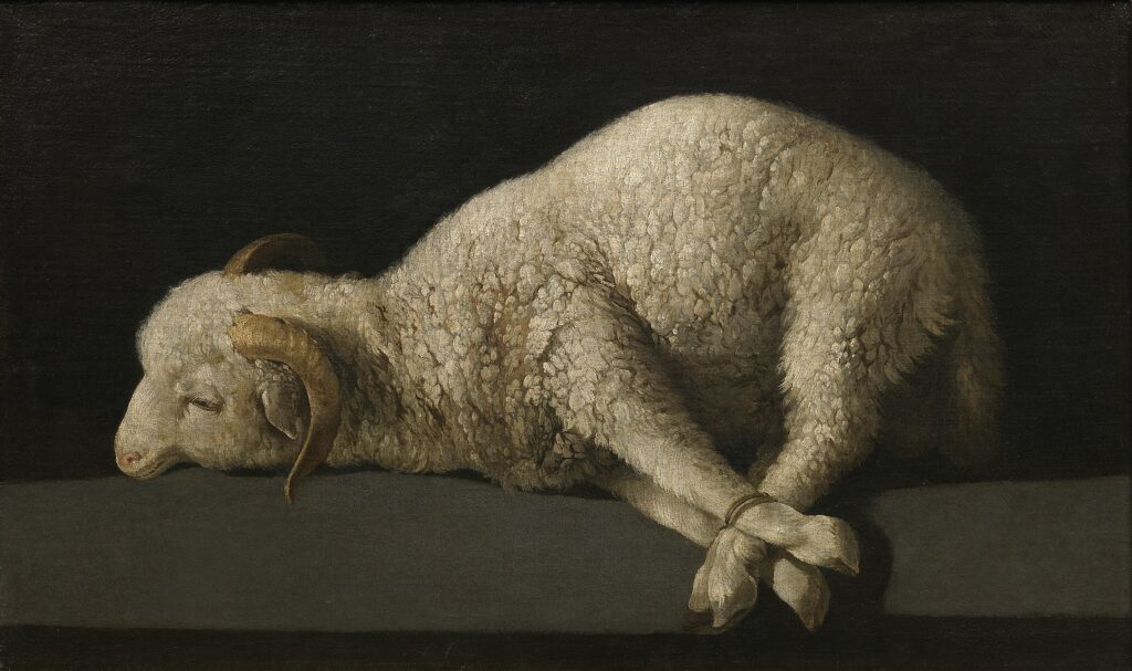 Jesus sacrificed himself as the Passover lamb.